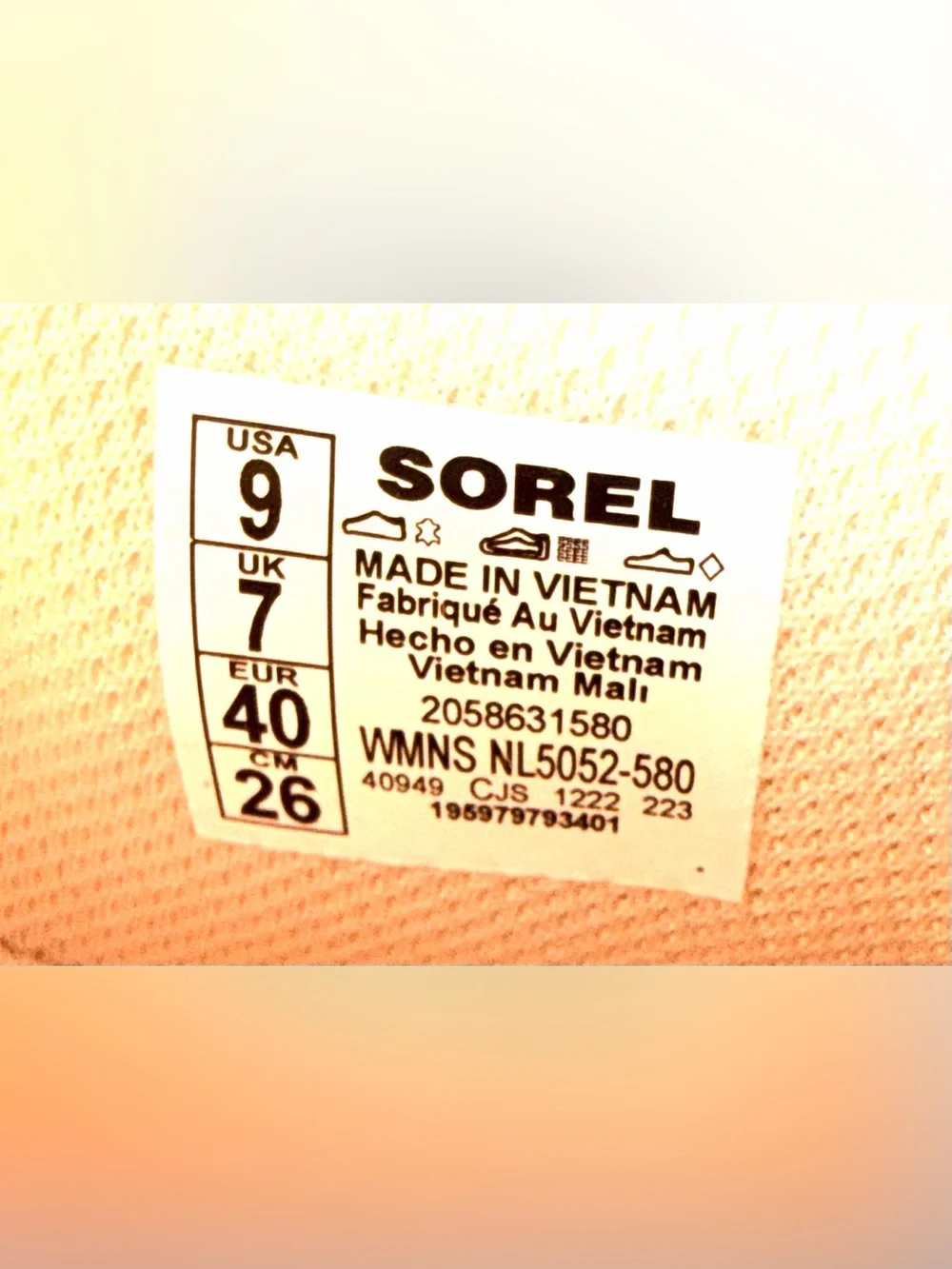 Sorel Suede Slip-On Insulated Waterproof Chunky Traction Sneaker Pastel Colors 9